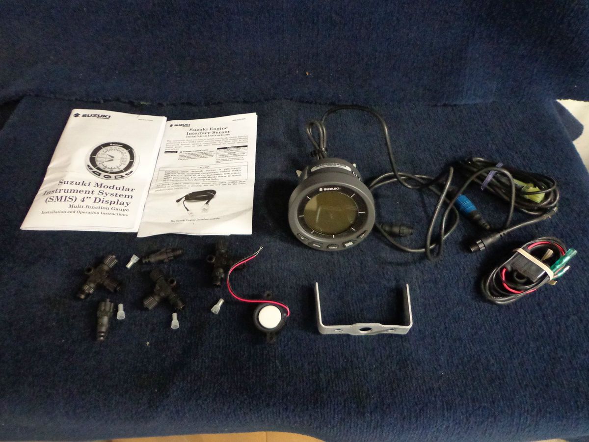 Suzuki 4 Multi Function Gauge Kit Ranger Triton Stratos Fishing Boat 