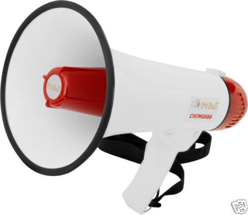 New Electronic Bullhorn Megaphone Voice Enhancer Siren