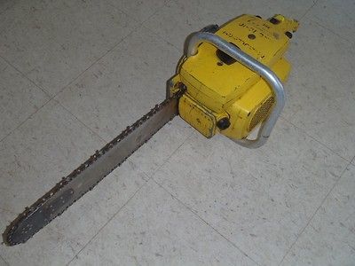 vintage chain saw mcculloch 10 10 lightweight saw bar go kart engine 