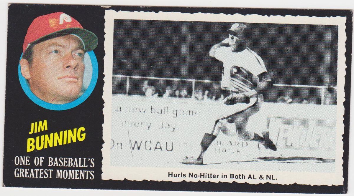 1971 Topps Greatest Moments Jim Bunning