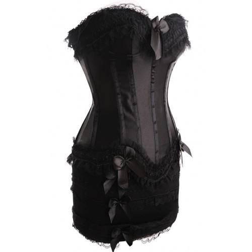 Sexy Burlesque Costume Corset Mini Skirt Plus Sz 18 24