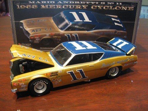 1968 Mario Andretti 11 Burnell Motor Co 1 24 Mercury Cyclone UOR 