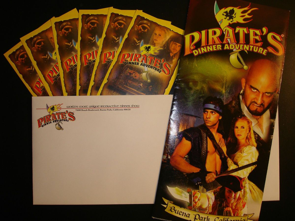 Pirates Dinner Adventure Tickets Buena Park California