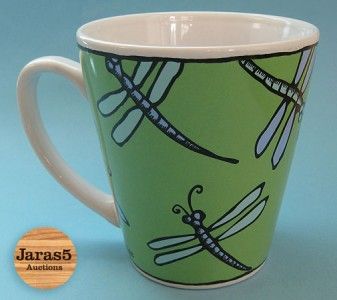 Ursula Dodge Dragonfly 12 oz Mug Bugs Dragon Fly Bugz