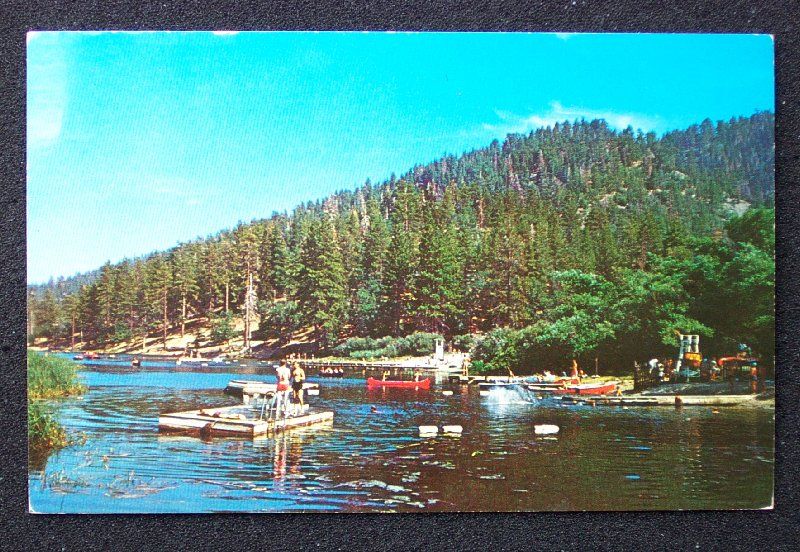 1963 Swimming Boating Jackson Lake Wrightwood CA PC