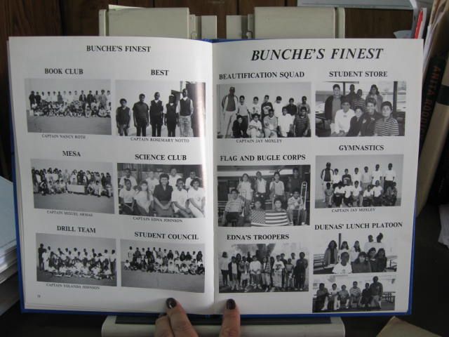 1990 Ralph Bunche Middle School Yearbook Compton CA