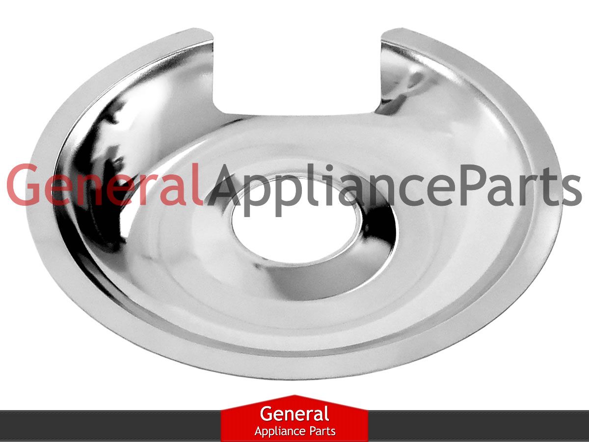 GE General Electric Stove Range Cooktop 6 Chrome Burner Drip Pan Bowl 