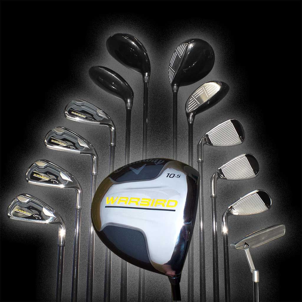 Callaway Warbird Complete Set Driver 3 5 Wood 3 4 Hybrid 5 SW Putter 