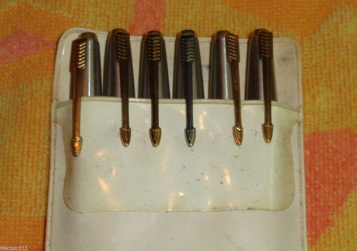 Set of 6 Vintage Arrow Pens Fountain Calligraphy Pen Markers