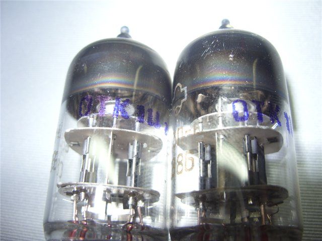 USSR 6N3P E 2C51 6385 ECC42  double Triode Tubes New NOS Qty 2pcs 