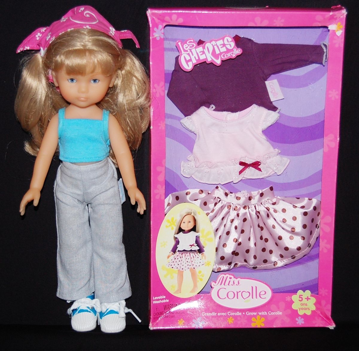 Les Cheries Corolle 13 Camille Doll w Boxed Outfit New