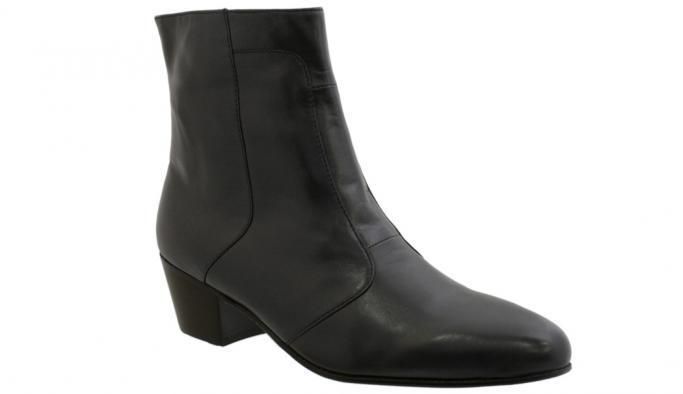 Mens Giorgio Brutini Calloway Cuban Heel Black Leather Boots on PopScreen