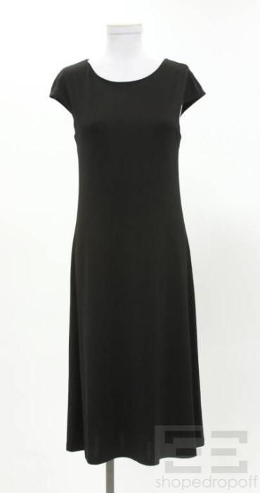 calvin klein collection classic black dress current size 10