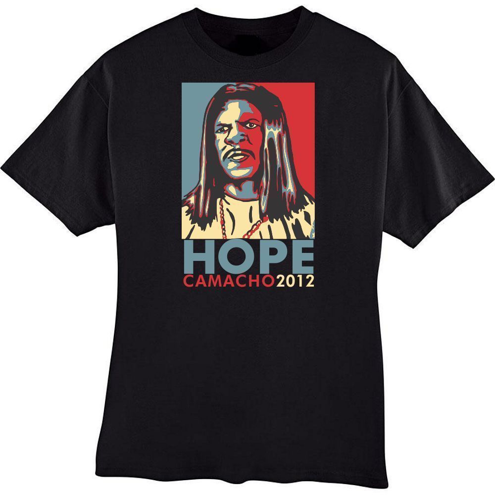 President Camacho Hope 2012 Shirt Men Unisex Large