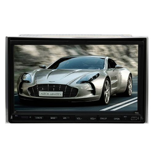Motorized 2 Din Car Stereo DVD Player Double Din 7 Touch Screen Radio 