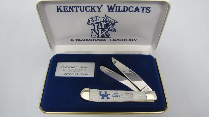 UK John Calipari Troublesome Creek w Display Case