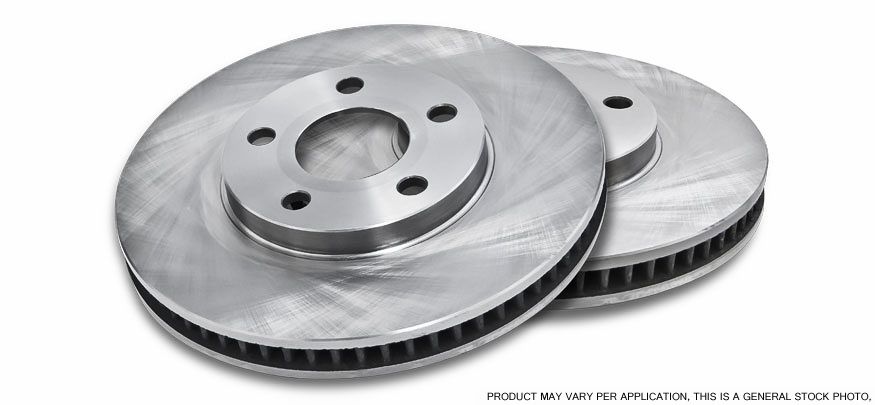 Front Premium Callahan Replacement Quality Blank Balanced Brake Rotors 