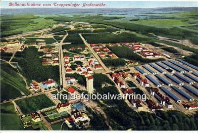 photo 1910 balloon view grafenwoehr military camp