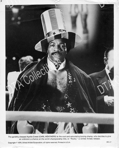 Rocky 1976 Carl Weathers B w 8x10 Still Apollo Creed VG