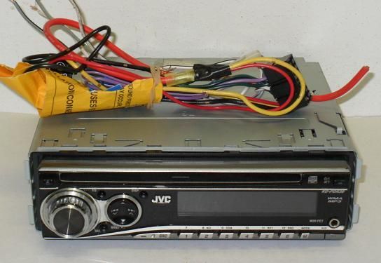 jvc kd pdr30 cd  wma in dash car receiver