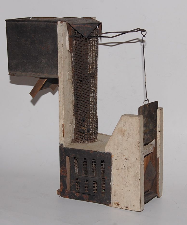 Antique Primitve Capito Original Tower Drowner Mousetrap Mouse Trap 