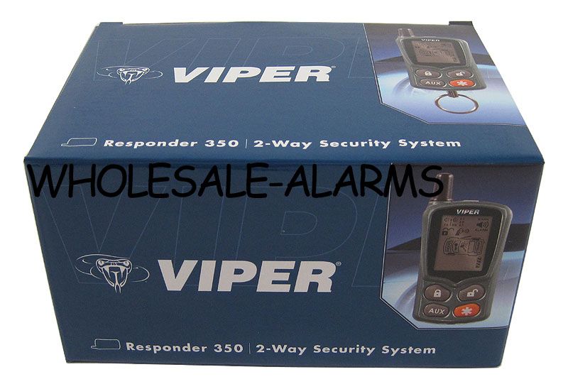  RESPONDER 350 2 WAY PAGER CAR ALARM/KEYLESS ENTRY SECURITY SYSTEM DEI