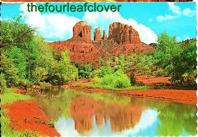 Sedona AZ Red Rock Crossing Oak Creek Canyon Vintage PC