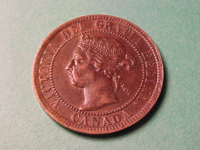 canada large cent 1896 ch ef queen victoria nice thank you for bidding 