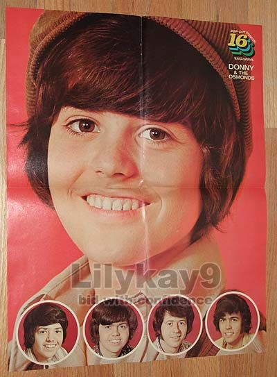 David Cassidy Michael Jackson 5 Donny Osmond 16 1972