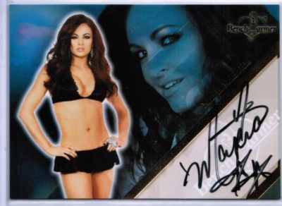 Maria Kanellis 2011 Benchwarmer Limited Auto Signature Hot