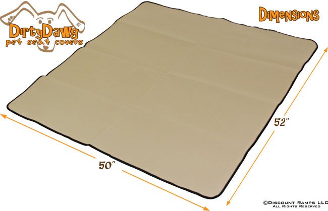 Dirty Dawg SUV Dog Cargo Liner Van Pet Seat Carpet Protector Cover Pet 