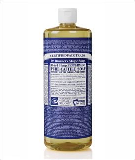 Castile Liquid Soap Peppermint by Dr. Bronners 32 oz Liquid