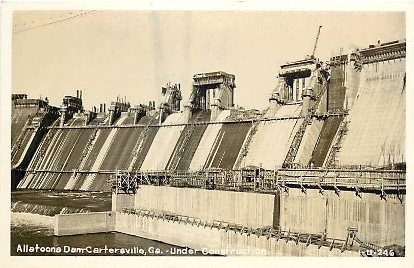 GA Cartersville Allatoona Dam Construction RPPC T96627