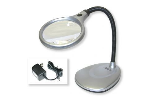 Carson DESKBRITE200 2X LED Magnifier Desk Lamp w 5X Spot Lens LM 20 