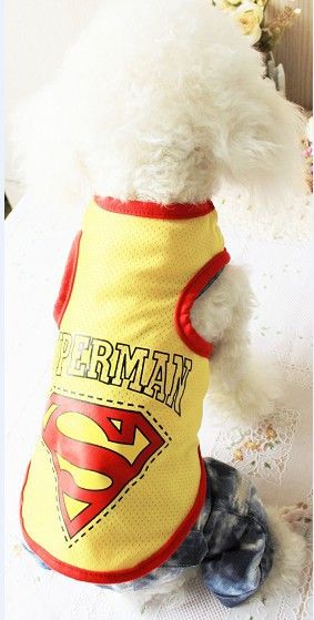 2012 New Doggie Pet Cat Dog Spring Summer Cloth Vest Cute Apparel 1018 