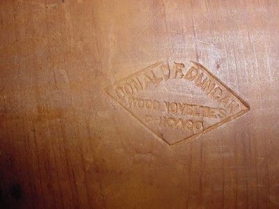 Antique Vintage DONALD F. DUNCAN Cedar Wood Box (DUNCAN Yo Yos)