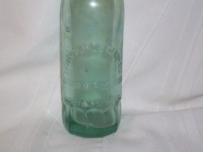 Cedar Rapids Candy Company Iowa Soda Pop Embossed Bottle