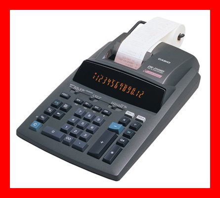 Casio Dr 250HD Desktop Printing Calculator DR250HD