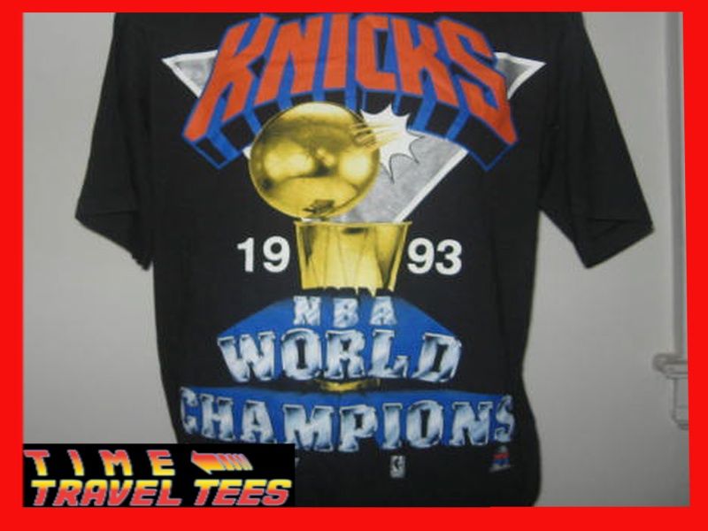 Vintage New York Knicks 1993 NBA Champions T Shirt L XL