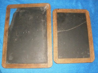 Primitive Antique Childs Slate Chalkboards   School Chalkboards