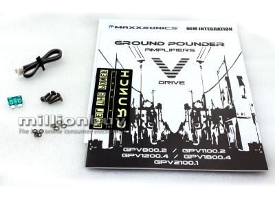 Crunch GPV800 2 800W 2 Channel Ground Pounder GPV Amplifier