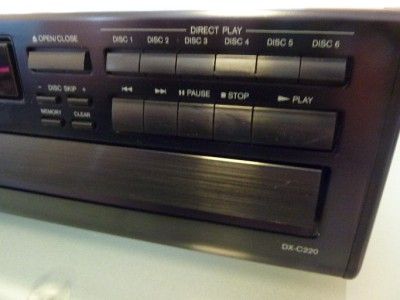 Onkyo DX C220 Multi Disc Changer 6 CD Carousel Player