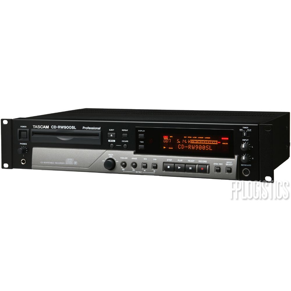 Tascam CD RW900SL Rackmount CD Recorder CDRW900SL  CDRW 900 