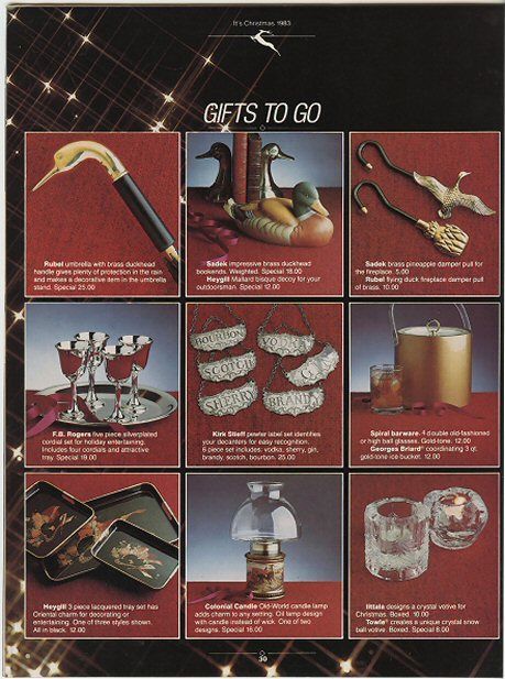 1983 Christmas Catalog Leggett Charlottesville Virginia