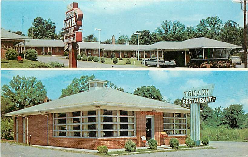 GA Chatsworth Adco Motel Tom Ann Restaurant T95049