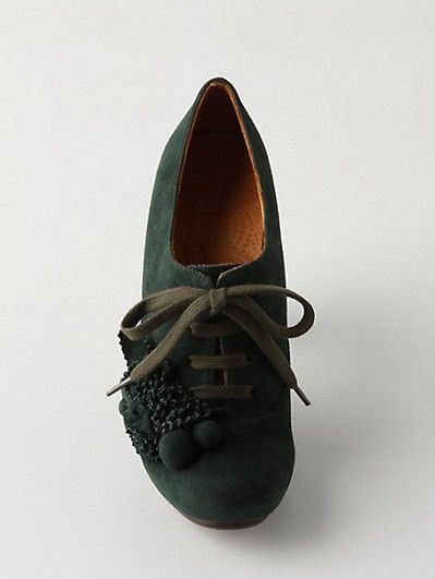 New $558 Anthropologie Chie Mihara Forest Flower Oxfords Booties Shoes 