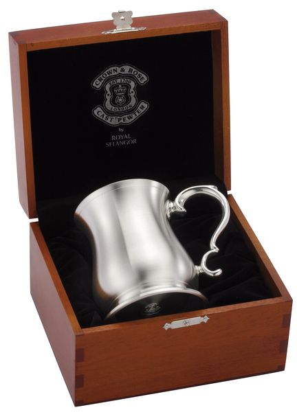 Royal Selangor 0092107G Tankard Bell Shape in Wooden Gift Box One Pint 