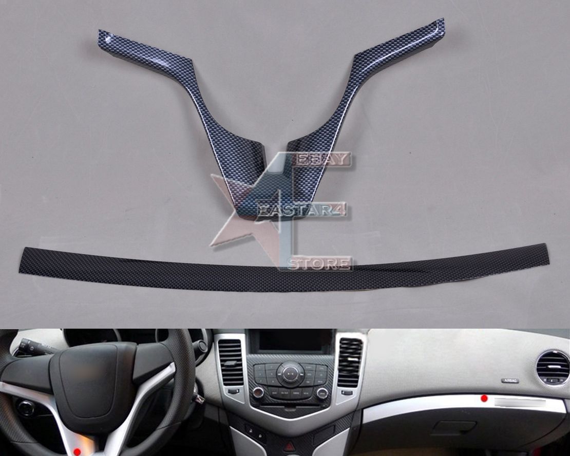   steering wheel glove tool box trim cover combo for chevrolet cruze