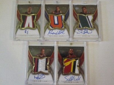 HUGE AUTO LOT OF 22ct. 06 07 EXQUISITE LIMITED LOGOS /50 LEBRON JAMES 