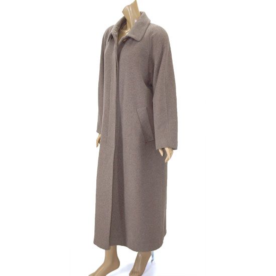 CINZIA ROCCA Made in Italy Long Button Front Wool & Cashmere Over COAT 